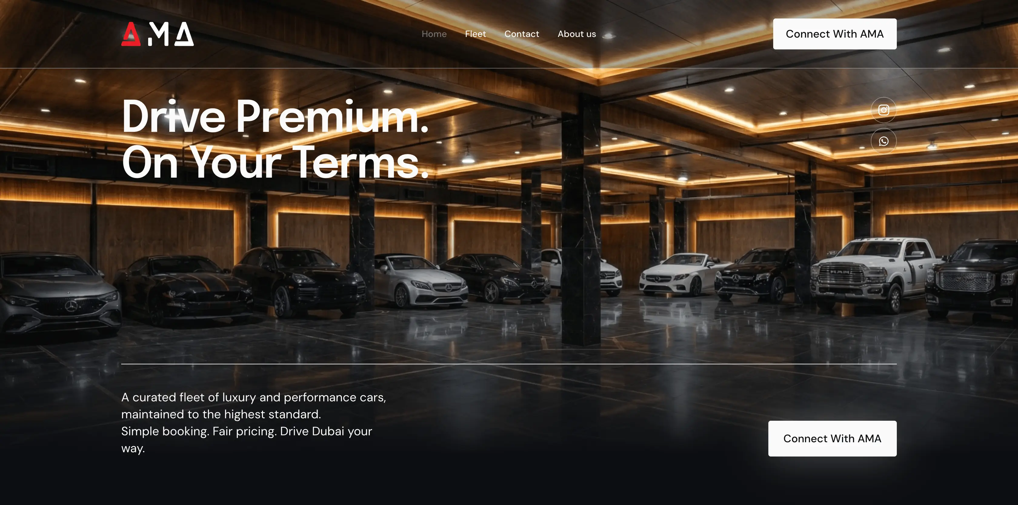 Amacar website
